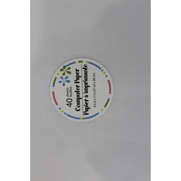 Lot of 2 8.5 x 11 designed computer printer paper - Picture 2 of 5